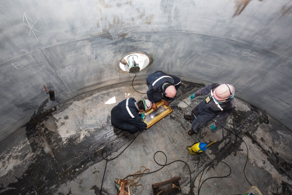 TEC performs petroleum testing and inspection services for underground storage tanks.